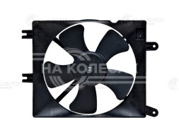 Электровентилятор кондиционера для автомобилей Chevrolet Lacetti (04-) (с кожухом)