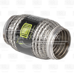 Виброкомпенсатор выхлопной трубы (Гофра) 55x120 Hydra/Wire Mesh (нержавеющая сталь)