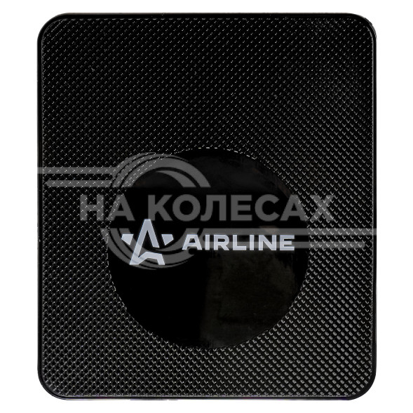 Коврик липучка чёрный большой 138*160 мм