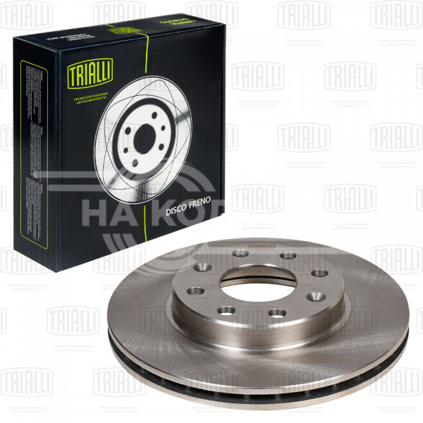 Диск тормозной передний для автомобилей Chevrolet Aveo (02-)/Aveo T255 (08-)/Spark (05-) d=236 окрашенный