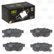 Колодки тормозные для автомобилей Honda Jazz (01-) / Civic VI (95-) дисковые задние