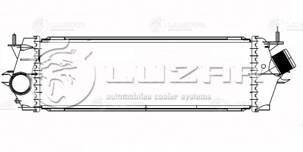 ОНВ (радиатор интеркулера) для автомобилей Opel Vivaro A (06-) 2.0dTi