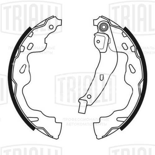 Колодки тормозные барабанные для автомобилей Peugeot 107 (05-) / Suzuki Swift (05-) / Splash (08-)