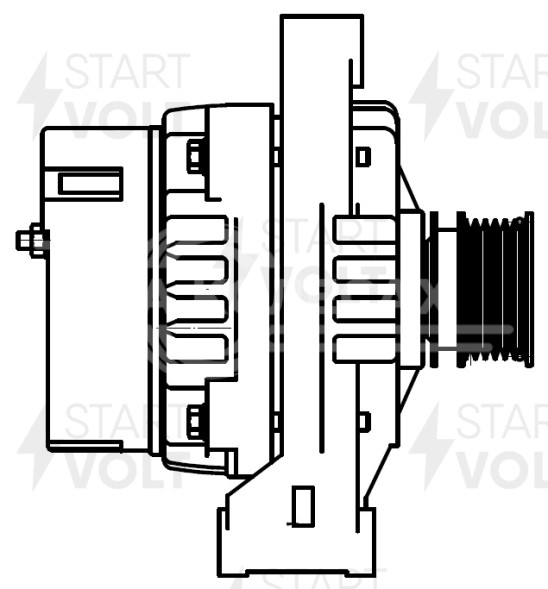 Генератор для автомобилей ГАЗ/УАЗ с дв. ЗМЗ-409.1/406.1/405.22 90А