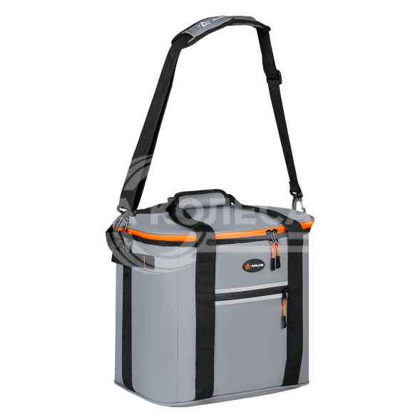 Сумка-холодильник (термосумка)&quot;Пикник&quot;, 23л, 32*30*24см, водонепр.,серая