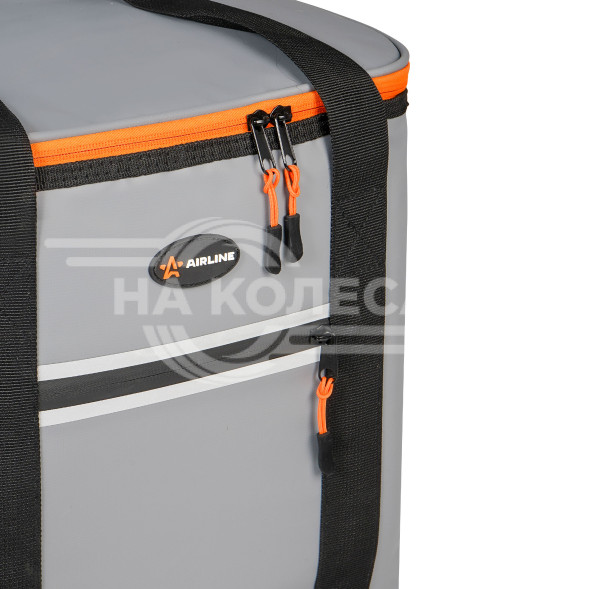 Сумка-холодильник (термосумка)&quot;Пикник&quot;, 23л, 32*30*24см, водонепр.,серая