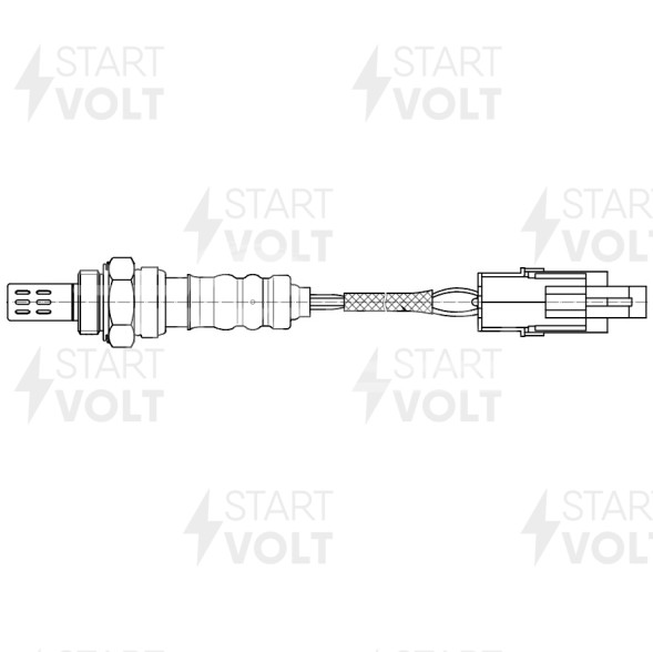 Датчик кислорода для автомобилей Daewoo Nexia (08-)/Lanos (97-) ЕВРО-3 1.5i 8V SOHC до катализатора