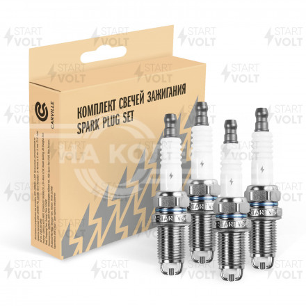 Комплект свечей зажигания для автомобилей Renault Logan (04-) 1.4i/1.6i/Duster (10-) 1.6i/2.0i (4шт)