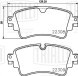 Колодки тормозные дисковые задние для автомобилей Audi A4 (B9) (17-)/A5 (16-)/Q5 (17-)