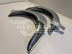 Ремонтные задние арки (наружняя + внутренняя) Renault Logan 1