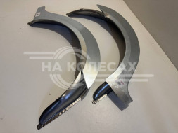 Ремонтные задние арки (наружняя + внутренняя) Renault Logan 1