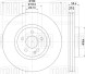 Диск тормозной передний для автомобилей Mercedes-Benz Vito (W447) (14-) d=330 окрашенный