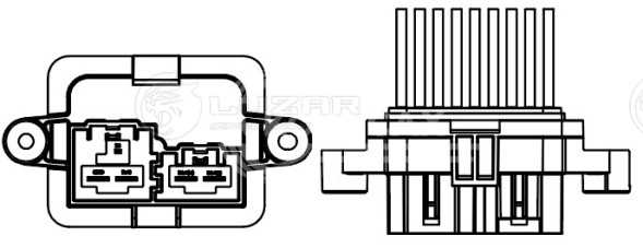 Резистор электровентилятора отопителя для автомобилей Volvo FH (12-)/Renault Trucks T-series (13-)