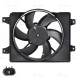 Электровентилятор кондиционера для автомобиля Hyundai Accent (99-) MT (с кожухом)