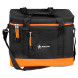 Сумка-холодильник (термосумка) 40 л, 32*41*31 см, цвет черный/оранжевый