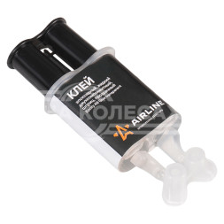 Клей эпоксидный, жидкий двухкомпонентный,шприц, прозрачный, 2*3 мл.