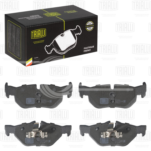 Колодки тормозные для автомобилей BMW 1 (E81/87) (04-) / 3 (E90-93) (05-) / X1 (E84) (09-) дисковые задние