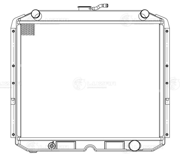 Радиатор охлаждения для автомобилей Урал 4320/5323 с двигателем ЯМЗ