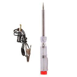 Пробник автомобильный с лампой и проводом пластик/металл 6/12/24В 140мм