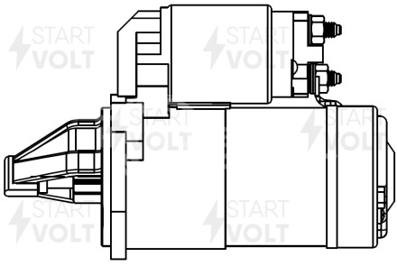 Стартер для автомобилей Great Wall Safe (02-)/Deer (04-) 2.2i 1,2кВт