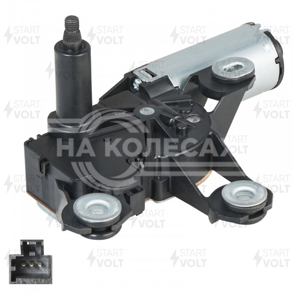 Моторедуктор стеклоочистителя для автомобилей Ford Fusion (02-)/Fiesta V (01-) (задний)