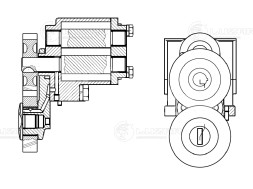 Насос масляный для автомобилей МАЗ, Урал с двиг. ЯМЗ-7511, 236, 238
