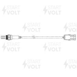 Датчик кислорода для автомобилей Лада 2105i-2107i/Granta (11-) 1.6i (ан. 28122177, тип Delphi) (VS-OS 0100)