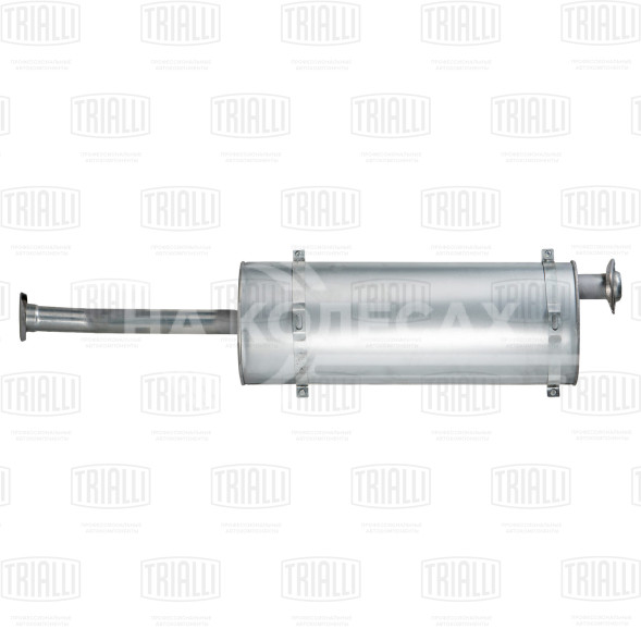 Глушитель для автомобилей ГАЗель Бизнес (3221) дв. Сummins 2.8S Евро-3,4 основной с хомутами (алюминизированная сталь)