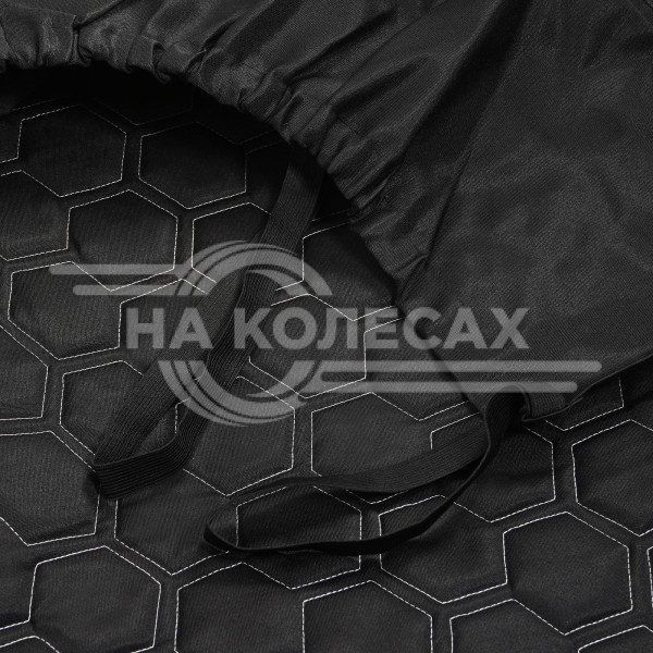 Накидка &quot;Алькантара&quot;, задняя (3 предмета), экокожа с перфорацией, бежевая