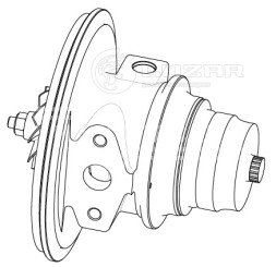 Картридж турбокомпрессора для а/м Mercedes-Benz Sprinter (06-) OM 646.989 (тип VV14)