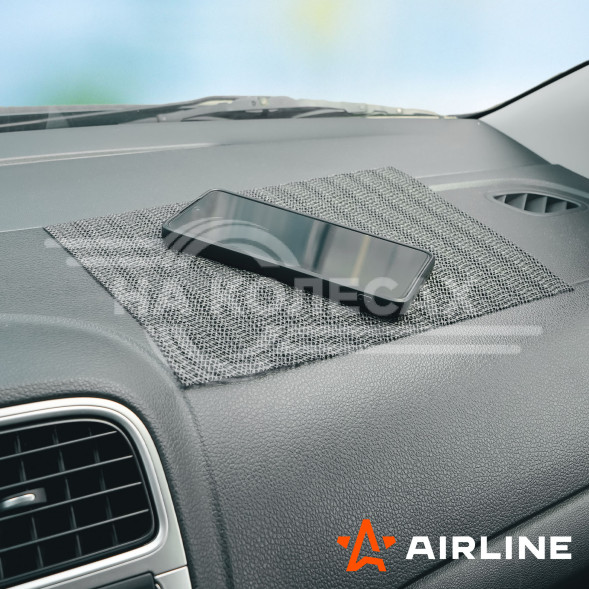 Коврик антискользящий 300х200мм, черный, сетка