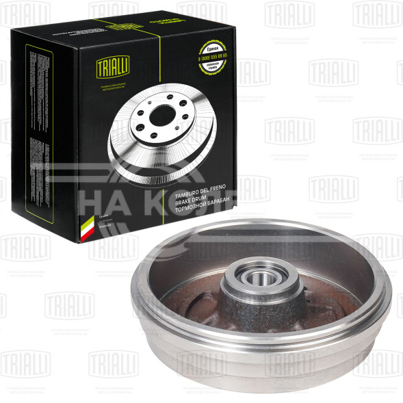 Барабан тормозной с колесным подшипником для автомобилей Renault Clio III (05-) d=203