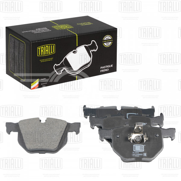Колодки тормозные дисковые задние для автомобилей BMW 3 (E90/91/92/93) (05-) (PF 4016)