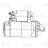 Стартер для автомобилей Geely MK Cross (05-)/Otaka (07-)/GC6 (13-) 1.5i 1,4кВт