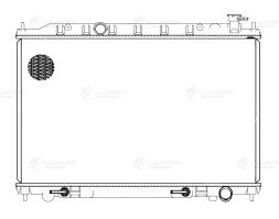 Радиатор охлаждения для автомобилей Murano (Z50) (02-)