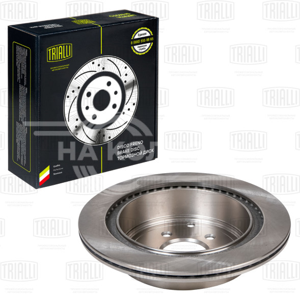 Диск тормозной задний для автомобилей Nissan Murano (02-) / Infinity FX (02-) / M (10-) d=308 окрашенный