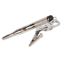 Пробник автомобильный с лампой и проводом металл 6/12/24В 110мм