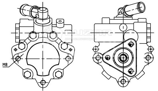 Насос ГУР для автомобилей Next &quot;Cummins&quot; ISF2.8