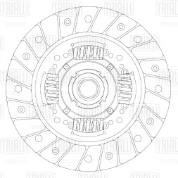 Диск сцепления ведомый для автомобилей Лада X-Ray (15-) 1.6i (дв. 21129, КПП 21809)