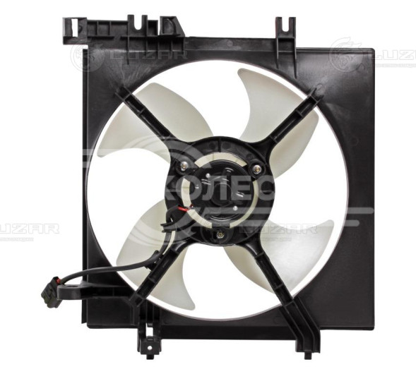 Электровентилятор охлаждения для автомобилей Subaru Forester S12 (08-)/Impreza G12 (07-) (с кожухом)