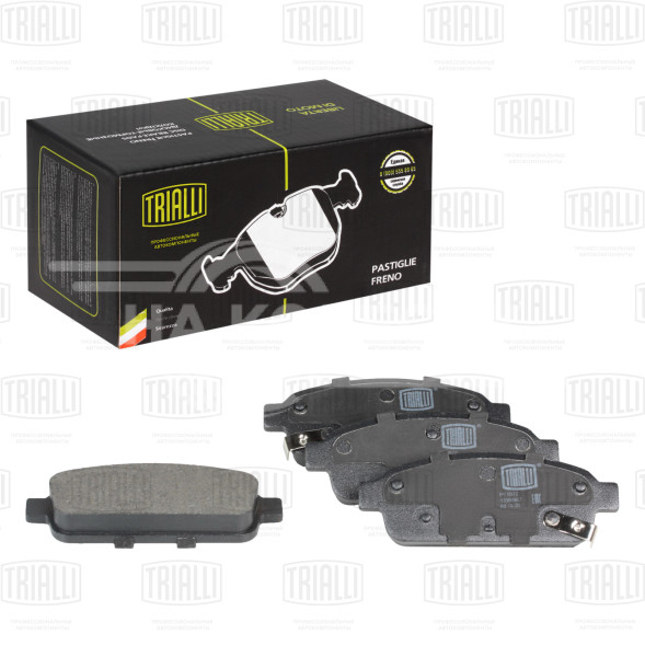 Колодки тормозные для автомобилей Opel Astra J (10-) / Mokka (13-) / Chevrolet Cruze (09-) 16&quot; дисковые задние