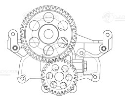 Насос масляный для автомобилей МАЗ, Урал с двиг. ЯМЗ-650.10