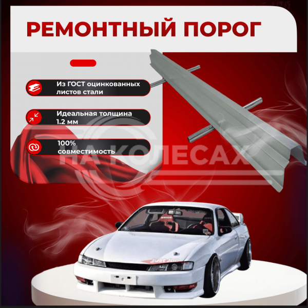 Ремонтные пороги Nissan 200SX