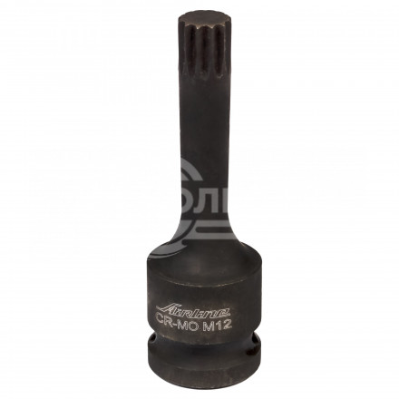 Головка ударная торцевая 1/2&quot; DR внешний SPLINE M12 L=78 мм