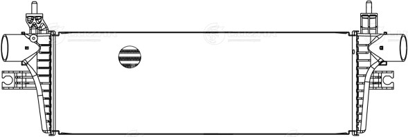 ОНВ (радиатор интеркулера) для автомобилей Hilux (15-)/Fortuner (15-) 2.4TD/2.8TD
