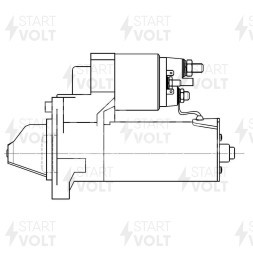 Стартер для автомобилей LDV Maxus (05-) 2.5D 2кВт