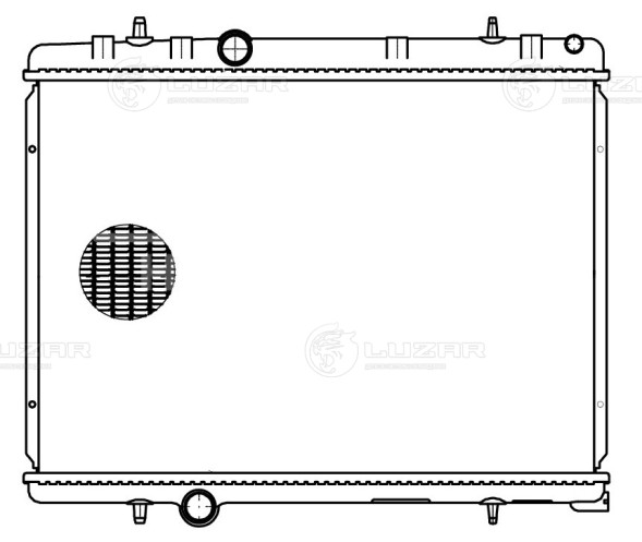 Радиатор охлаждения для автомобилей Peugeot 308/407 Citroen C4 (10-)