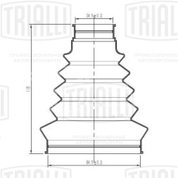 Пыльник ШРУСа наружного для автомобилей Peugeot 308 (07-)