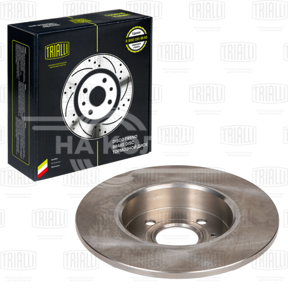 Диск тормозной задний для автомобилей Opel Meriva A (03-) / Combo (05-) d=264 окрашенный