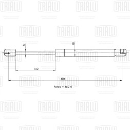 Амортизатор (упор) капота для автомобиля Volkswagen Caddy (04-)